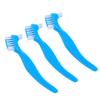 Healifty 3sets Toothbrush Cleaning Brush Double Sided Brush Head Case for Travel 3pcs*3 view 4