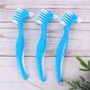 Healifty Toothbrush Head for Dentures Brush Set Portable Case Double Sided Brush view 4
