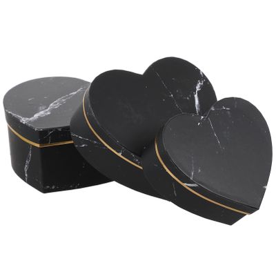 jojofuny Cupcake Containers Favor Boxes Heart Boxes 3Pcs, s s for Arrangements Heart Shaped Favor s Shaped Bag