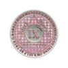 9 Year Sobriety Coin | Legacy AA Chip | Thick Triplate Recovery Anniversary Token (Pink) view 2