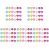 FOMIYES 5sets Baby Nail Trimmer Grinding Heads Electric Replacement Pads in Multiple Colors for Safe Nail Care 24pcs*5