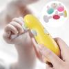 FOMIYES 5sets Baby Nail Trimmer Grinding Heads Electric Replacement Pads in Multiple Colors for Safe Nail Care 24pcs*5 view 2