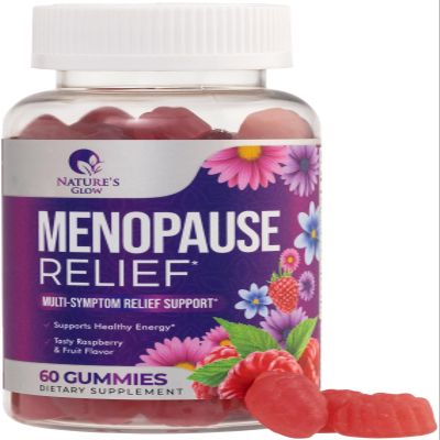 Menopause Supplement for Women - Complete Multi-Benefit Menopause Relief Gummy for Mild Hot Flashes & Night Sweats, Natural Balance & Energy Support, Menopausal Vitamins, Gluten Free - 60 Gummies