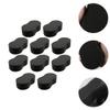Lurrose Cleaning Sponge 10Pcs Barber Neck hair removal sponge neck duster haircut duster brush Duster, Professional Hair Hair Sponge view 2