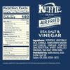 Kettle Brand Potato Chips, Air Fried Sea Salt & Vinegar Kettle Chips, 6.5 Oz Bag view 2