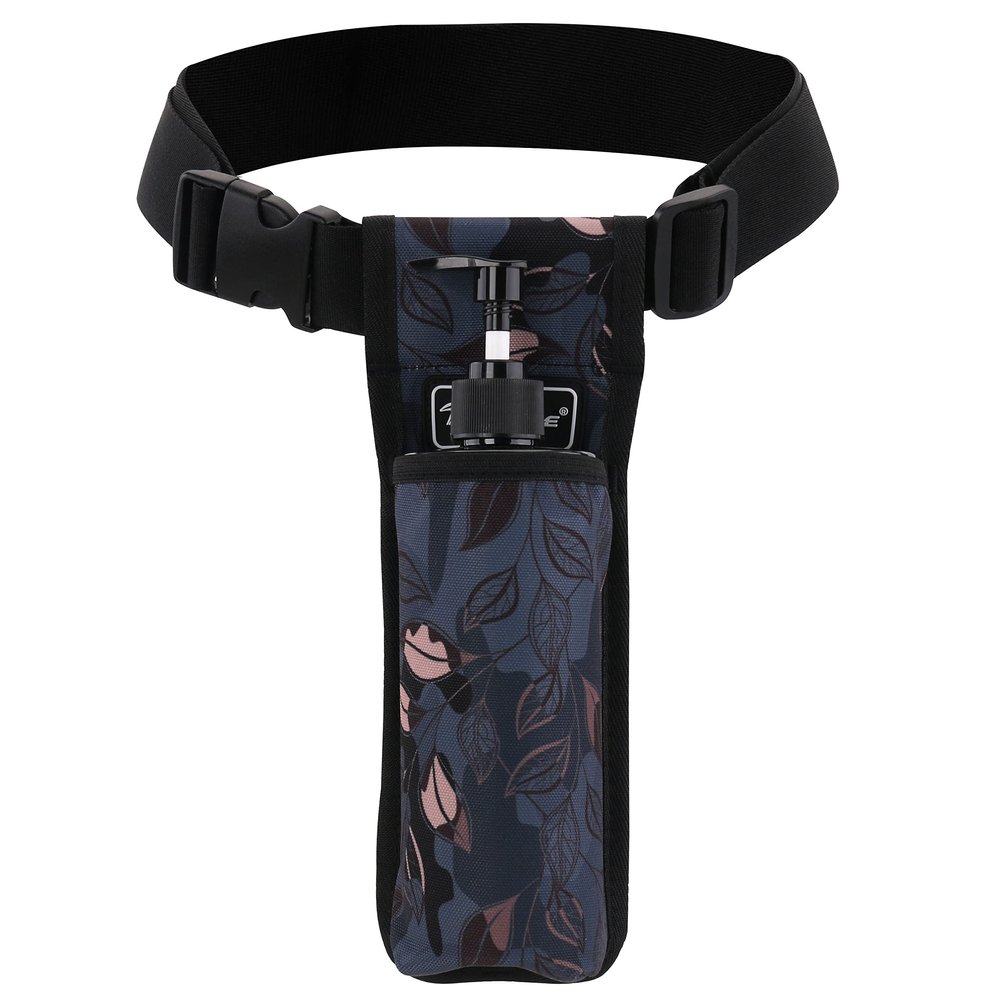 Massage Bottle Bag Massage Oil Holster Lotion Holster Massage Therapist Massage Oil Holster Massage Lotion (TH1KD-Ash Leaves)
