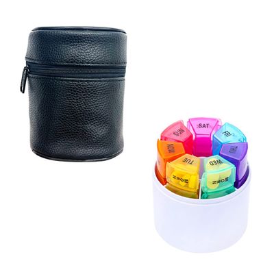 1 Set 28 7 Day Pill Container Weekly Pill Organizer One Month 7 Day Medicine Holder 7 Day Pill Organizer Medication Dispenser 7 Day Pill Case Travel Dispenser Cylinder Wallet