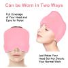 Headache Relief Cap With Reusable 360 Ice Gel Pack - Wearable Migraine and Tension Relief Hat for Puffy Eyes, Sinus & Stress - One Size Fits All view 3