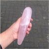 18CM Natural Rose Quartz Crystal Massage Yoni Wand for Woman Health OR Gift view 3