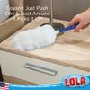 LOLA 360 Duster Starter Kit, Includes 1 Handle w/ 5 Duster Refills, Dust-Catching Fibers, Ergonomic Handle, Comparable to Other 360 Dusters view 4