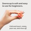 Zeerocup Reusable Menstrual Cup 2 Pack - Small & Large Soft Medical-Grade Silicone Period Cups with Pull-Tab for Easy Removal, Leak-Proof Hygiene - Tampon, Disc & Pad Alternative view 4