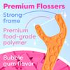 Kids Flossers 2 Pack (100 Total), Kids Floss Picks, Flossers Children, Floss Children, Animal Shapes, Glides Easy Between Teeth, Flosser Helps Prevent Tooth Decay & Gum Disease, Bubble Gum Flavored view 3
