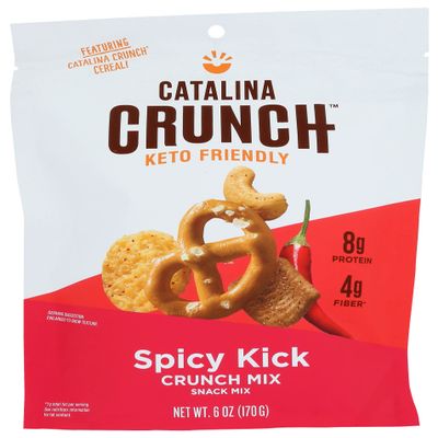 Catalina Snacks Crunch Spicy Kick Snack Mix, Keto Friendly, Gluten Free, 6 Ounce (Pack of 6)
