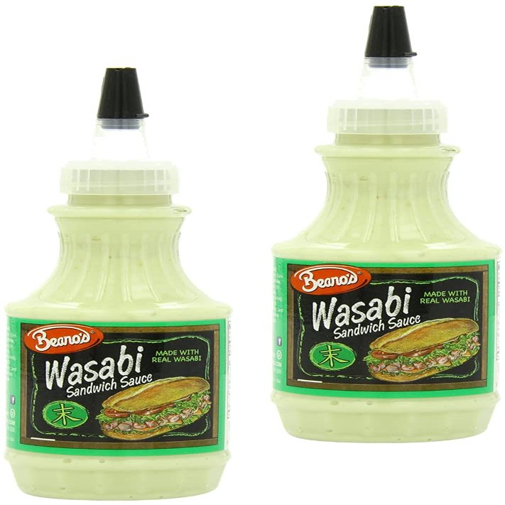 Beano's Wasabi Sandwich Sauce, 2-Pack 8 Fl Oz Bottle