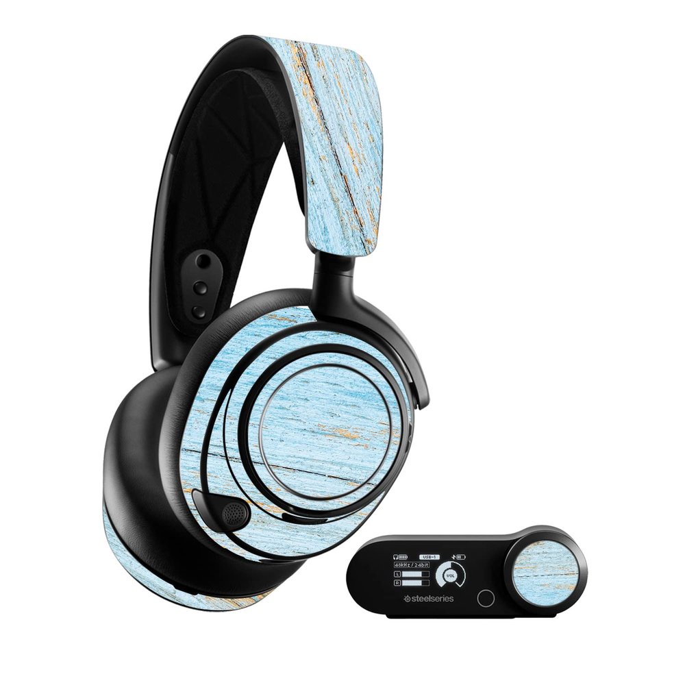 MightySkins Skin Compatible with SteelSeries Arctis Nova Pro - Distressed Wood | Protective, Durable, and Unique Vinyl Decal wrap Cover | Easy to Apply, Remove, and Change Styles | Made in The USA