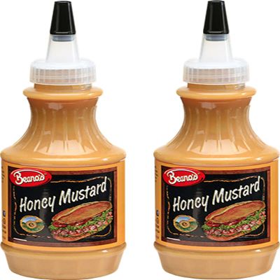 Beano's Bold & Tangy Mustard, 2-Pack 8 Fl Oz Bottle (Honey Mustard)