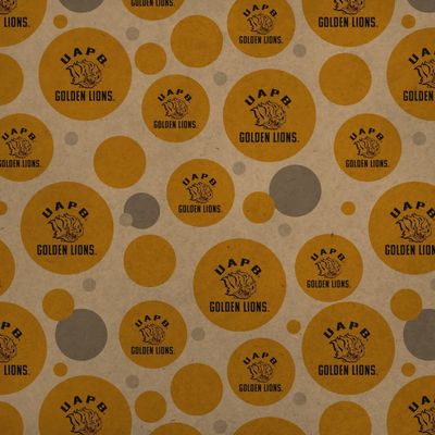 GRAPHICS & MORE Arkansas at Pine Bluff Golden Lions Premium Kraft Gift Wrap Wrapping Paper Roll