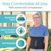 Vive Abdominal Binder Post Surgery (3 Panel) - Postpartum Belly Band - C-Section, Hysterectomy, Hernia Belt for Women, Men view 2