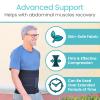 Vive Abdominal Binder Post Surgery (3 Panel) - Postpartum Belly Band - C-Section, Hysterectomy, Hernia Belt for Women, Men view 3