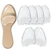 Beautulip Ball of Foot Cushions, High Heel Inserts for Women, Metatarsal Pads, Anti-Sliding Pads for Open Toe Shoes, Reduce Foot Slip 3-Pair (Clear) view 1