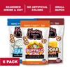 Knotty Pretzels  The Official Pretzel of Beer 7.5 Ounce Pretzel in Resealable Snacks Bags, Flavored Pretzels, Buffalo Wings, Smokey Cheddar Bacon, Ranch - Bold Variety (3 Pack) view 3