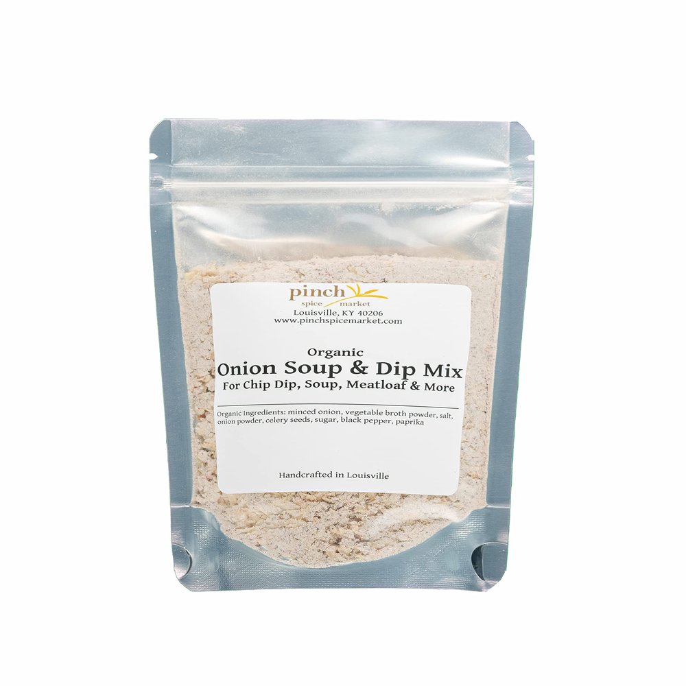 Organic Onion Soup and Dip Mix-Essential for Dips, Meatloaf and More 4 ounce