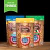Knotty Pretzels "The Official Pretzel of Beer" 7.5 Ounce Pretzel in Resealable Snacks Bags, Flavored Pretzels, Garlic & Herb, Honey Mustard, Sea Salt - Savory Variety (3 Pack) view 3