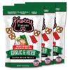 Knotty Pretzels "The Official Pretzel of Beer" 7.5 oz Individual Seasoned Pretzels in Resealable Pretzel Snack Bags, The Perfect Pairing for Beer, Garlic & Herb Flavor (3-Pack) view 1