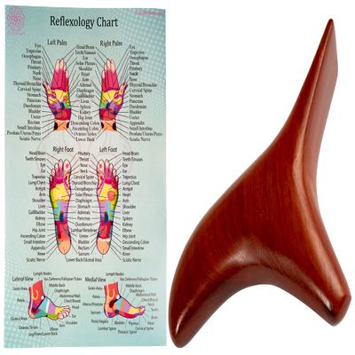 CCcollections Wood Therapy Massage Tools, Reflexology Wooden Stick Tool, Traditional Equipment for Relieving Muscle Pain Body Lymphatic Drainage Massager - (Set I)