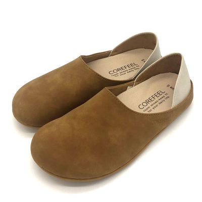 COREFEEL 182902 Room Shoes, Scandinavian Style, A Little Good Daily, 8.7 - 8.9 inches (22 - 22.5 cm), Mustard, Housework, Home Time, Mesh Material, Boxed, Gift, Stylish, Women's, Indoor, Natural Interior, Interior Goods