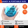LotFancy Reusable Hand Warmer, 6 Click Activated Instant Heat Packs and 1 Wrap, Gel Heating Pad, Snap Hot Therapy Compress for Pain Relief, Outdoor & Small Portable Size view 3