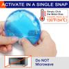 LotFancy Reusable Hand Warmer, 6 Click Activated Instant Heat Packs and 1 Wrap, Gel Heating Pad, Snap Hot Therapy Compress for Pain Relief, Outdoor & Small Portable Size view 4