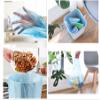 4 GALLON Bathroom Trash Bags, 5 Rolls/100 Counts Small HANDLES Garbage Bags for Office, Kitchen,Bedroom Waste Bin,Colorful Portable Strong Rubbish Bags (Light blue 100Counts) view 4