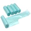 4 GALLON Bathroom Trash Bags, 15 Rolls/300 Counts Small HANDLES Garbage Bags for Office, Kitchen,Bedroom Waste Bin,Colorful Portable Strong Rubbish Bags (light blue 300 Counts) view 2