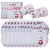Abaodam 4sets Halloween Party Supplies Creative Handprint Tableware Paper Cups Napkins for Spooky Parties Birthdays and Gatherings view 1