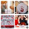 Abaodam 4sets Halloween Party Supplies Creative Handprint Tableware Paper Cups Napkins for Spooky Parties Birthdays and Gatherings view 2