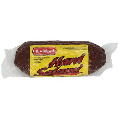 Bridgeford Meats, Salami Hard, 12 Ounce