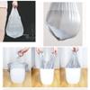 4 GALLON Bathroom Trash Bags, 5 Rolls/100 Counts Small HANDLES Garbage Bags for Office, Kitchen,Bedroom Waste Bin,Colorful Portable Strong Rubbish Bags (silver 100Counts) view 3