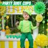Yetene 200 Pcs 2 oz Plastic Shot Cups Mini Shot Tasting Cups for Wine Whiskey Food Wedding Baby Shower Party Drinking Beer Taste Supplies(Green) view 3