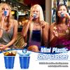 Yetene 200 Pcs 2 oz Plastic Shot Cups Mini Shot Tasting Cups for Wine Whiskey Food Wedding Baby Shower Party Drinking Beer Taste Supplies(Blue) view 3