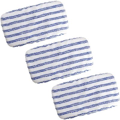 Masthome Microfiber Mop Refills 15x8 inches, 3 Pack, Washable & Reusable Microfiber Mop Pads for Wet and Dry Use, Large Surface Mop Replacement Pads for Flat Mop B076HM59FX, B07RQXR7PN