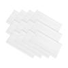 PATIKIL Eyeglass Microfiber Cleaning Cloth 7"x6", 12 Pack Glasses Cleaning Cloth Soft Suede Wipe Screen Cloth for Camera Lens Eyeglasses Screens in Individual Vinyl Pouch, White view 1