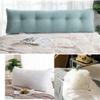 PP-Cotton Filled Triangular Soft Upholstered Headboard Wedge Pillow Wedge Reading & Bed Rest Pillows with Removable and Washable Cover (Color : Green, Size : 100 * 50 * 20cm) view 3