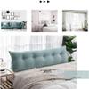 PP-Cotton Filled Triangular Soft Upholstered Headboard Wedge Pillow Wedge Reading & Bed Rest Pillows with Removable and Washable Cover (Color : Green, Size : 100 * 50 * 20cm) view 4
