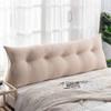 BBHW Large Reading Wedge Headboard Pillow Bed Rest Headboard Backrest Cushion Bedrest Pillow Bolster Triangular Cushion (Color : Coffee, Size : 150 * 50 * 20cm) view 2
