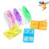 7 Day Pill Organizer Small Travel Size, Weekly Pill Box 4 Times Per Day, Daily Pill Case Compact Pill Dispenser, Moisture Proof Light Proof Medicine Holder for Pocket Purse Handbag view 1