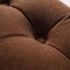 PP-Cotton Filled Triangular Soft Upholstered Headboard Wedge Pillow Wedge Reading & Bed Rest Pillows with Removable and Washable Cover (Color : Brown, Size : 100 * 50 * 20cm) view 4