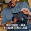 Chums Pouch XL Microfiber Lens Cloth - Portable Lens & Screen Cleaner Cloth Keychain (Black) view 4