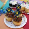 GRAPHICS & MORE University of Michigan Wolverines Logo Cupcake Picks Toppers Decoration Set of 6 view 4