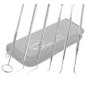 6PC Dental Tools Kit for Teeth Cleaning Plaque Removal, Tartar Remover for Teeth Stainless Steel view 2